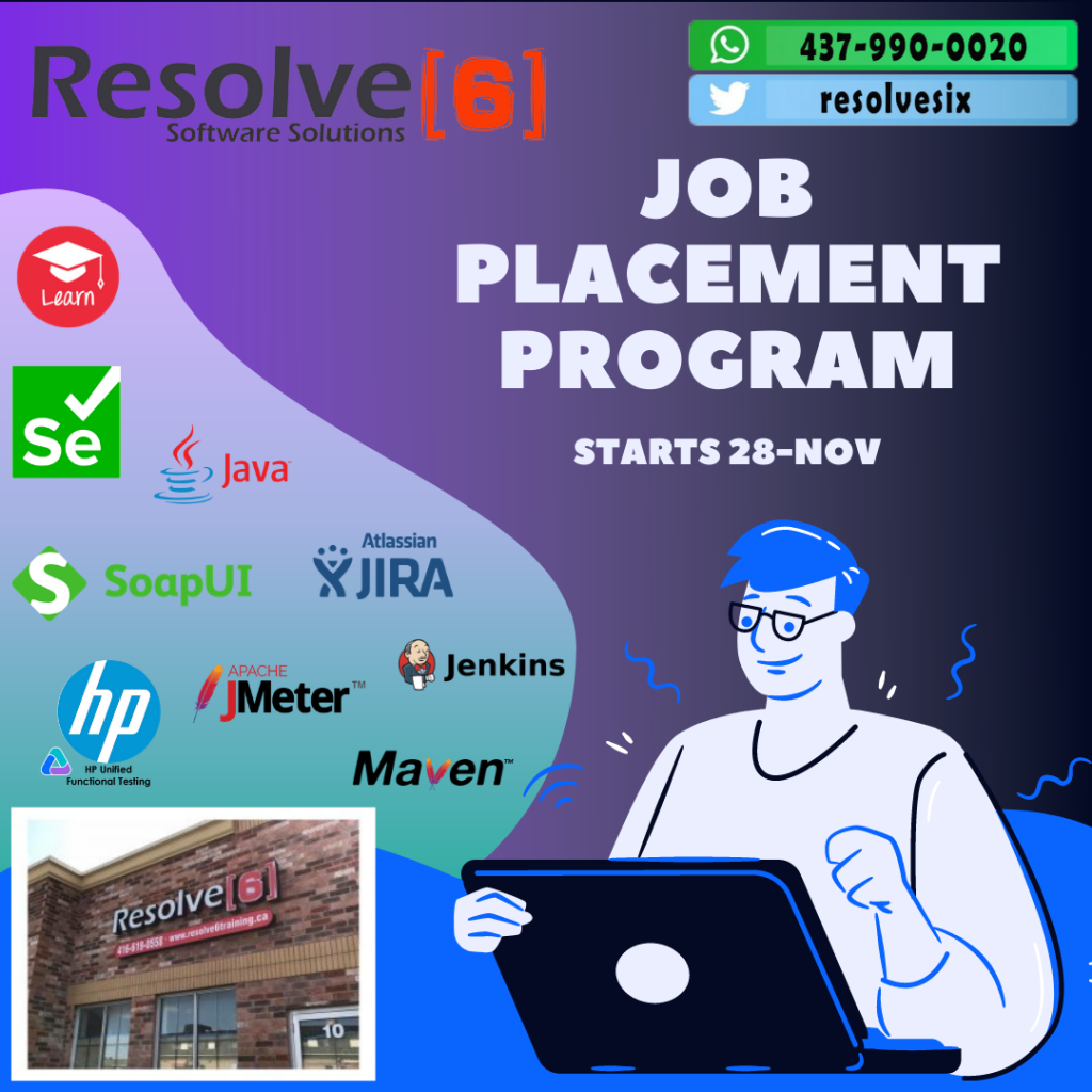 New QA Job Placement Program starts on Nov 28, 2020 Resolve6